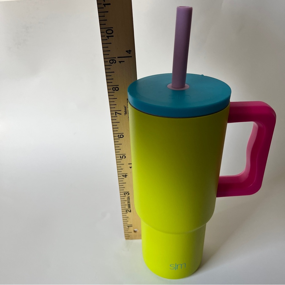 Simple Modern 24oz Stainless Steel Trek Paradise Mix Straw Tumbler Light Green - Picture 9 of 10
